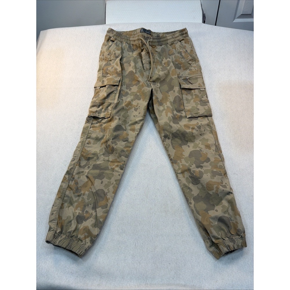 Denim Co Loose Fit Cargo‎ Camo Jogger Utility Pants W38 L 30 - 2 XL EUC